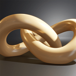 knot360.gif STL-Datei Knoten Design Dekorationsobjekt・3D-Drucker-Vorlage zum herunterladen