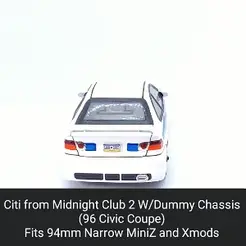 Citi.gif Midnight Club 2 Citi Body Shell with Dummy Chassis (Xmod and MiniZ)