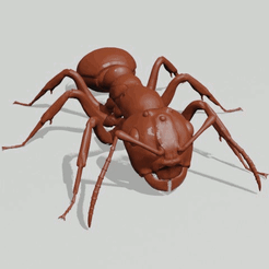 hormiga-realista.gif STL file Realistic ant・3D printer model to download