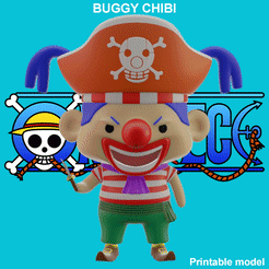 bug-1.gif Файл STL Buggy Chibi - One Piece・Дизайн 3D-печати для загрузки3D