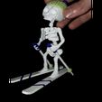 Untitled-5.gif STL file Skeleton skier・3D printer model to download