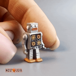 robot_vid01.gif Файл STL Шарнирный робот-игрушка・Модель для загрузки и печати в формате 3D