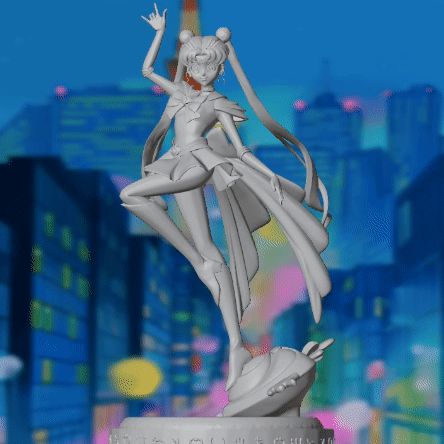 STL file Super Sailor Moon 🌙 ・3D printing design to