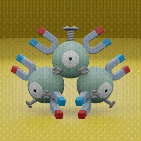Magneton2.gif Paquet Pokemon No. 001-151 Génération I