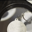 VIDEO-DISFRUTA-DE-LAS-PEQUEÑAS-COSAS.gif Key ring with message in lithophane