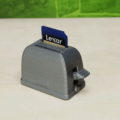 28d4e171-afc7-4e02-93f3-50ad2c5c1d2e.gif Бесплатный STL файл SD Card Toaster Print In Place・3D-печатная модель для загрузки, Dehapro