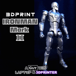 LAPTOP &3DPRINTER EF r4 AEE a 11] Archivo STL IronMan Mark 2 - Resina articulada 3DPrint・Diseño para descargar y imprimir en 3D, AGuywithLaptopAnd3dPrinter
