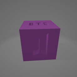 ezgif.com-gif-maker-8.gif Fichier STL Cube d'essai BTS・Modèle à télécharger et à imprimer en 3D, Kwanzoostudio