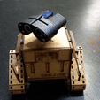 WALLE.gif DROID-E3D ESTILO FAN ART ROBÔ VERSÃO CORTADA A LASER