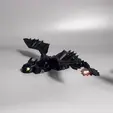 ezgif.com-optimize-1.gif Flexi Toothless and Light Fury Dragons Bundle! (3MF Included!)