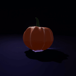 GIF.gif Fichier OBJ Citrouille d'Halloween・Objet imprimable en 3D à télécharger