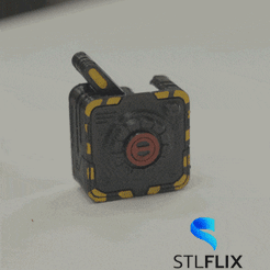 Anti-Stress-Fidget-Button.gif STL file Anti-Stress Fidget Button・3D print model to download