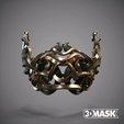 animacion-mask005_15fps.gif 3D MASK 005 Fantasy snake cover mask