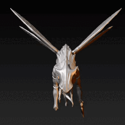 TurntableGIF.gif STL file Hive Drone・Model to download and 3D print