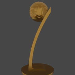0001-0120_AdobeExpress-1.gif Fichier STL Adidas Golden Ball Coupe du monde 2022 au Qatar・Modèle pour imprimante 3D à télécharger