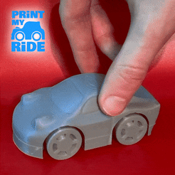 Sporticus-Max.gif STL file Sporticus-Max EASY-TO-ASSEMBLE CAR・3D print design to download