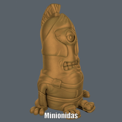 Minionidas.gif Télécharger fichier STL gratuit Minionides (Impression facile sans support) • Plan pour impression 3D, Alsamen