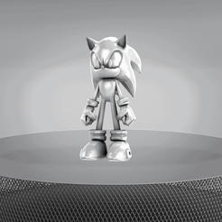 ezgif.com-gif-maker.gif STL-Datei Modern Sonic・3D-druckbares Modell zum Herunterladen