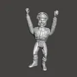GIF.gif CRAZY POLICE ACADEMY Eugene Tackleberry MANUFACTURED BY DISTRI TOYS 80 .STL .OBJ