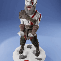 kratos.gif Download STL file Kratos Joystick holder • 3D printing design, RCM3D