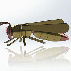 1.gif 3D file Wasp of bolts and nuts・3D printable model to download, 3dprt14
