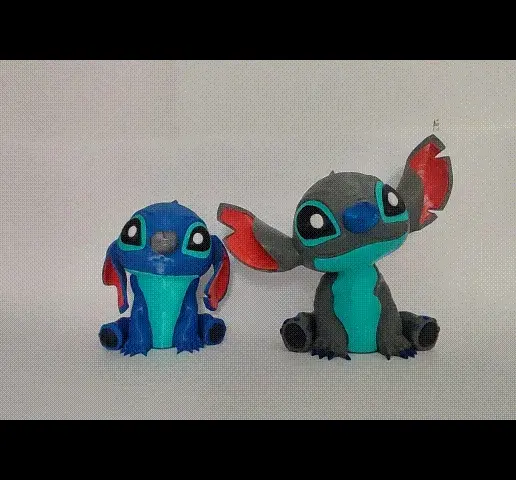 Stitch Piggy Bank. Stitch Money box. Fan art. - 3D model önizlemesi