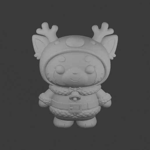 👋 hello kitty retsuko Santa's Little Reindeer・ STL File for 3D printing ...