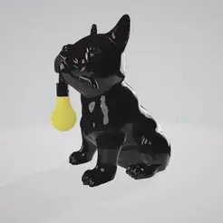 sitting-dog-lamp.gif sitting dog lamp WITHOUT SUPPORT 22 CM high even for ender 3