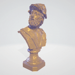 gif-copy.gif Archivo STL Busto de Áyax el Grande Malla de alambre VORONOI・Modelo para descargar y imprimir en 3D, Edgars