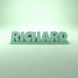 Richard_Playful.gif Richard 3D Nametag - 5 Fonts