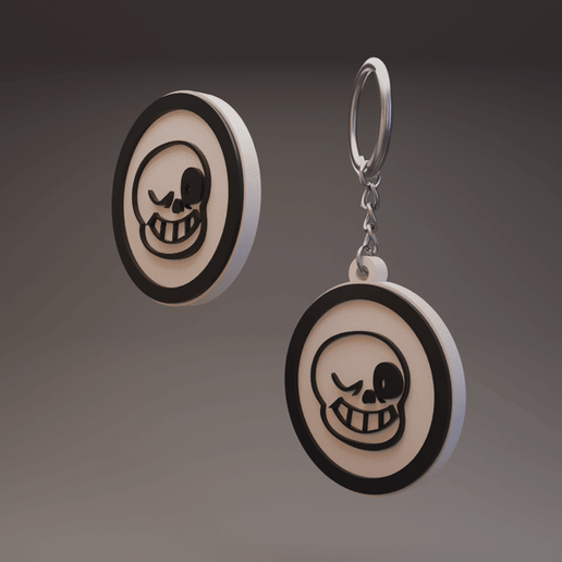 Sans - Undertale - Keychain and Coin/Badge photo 2