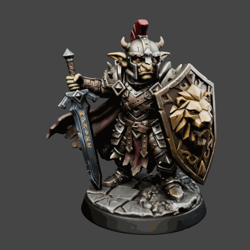 Goblin Gladiator Champion Miniature
