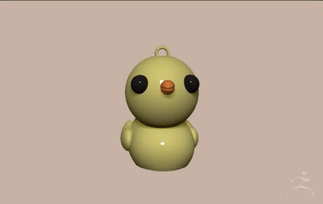 pato.gif canard mignon - KEYCHAIN