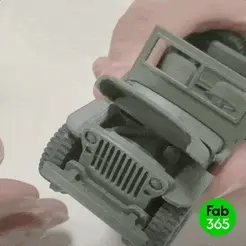Jeep_00.gif 3D-Datei Zusammenklappbarer Willys MB Jeep・Design für den 3D-Druck zum Herunterladen