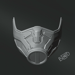 ezgif.com-video-to-gif-4.gif Mortal Kombat 1 Smoke Undercover mask - MK1 STL 3D print model