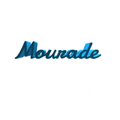 Mourade.gif Fichier STL Mourade・Design imprimable en 3D à télécharger