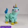 main-1.gif Unicorn Horse - print in place - flexible toy - Ramses