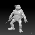 rafael2.gif Raphael TMNT 6" ACTION FIGURE FOR 3D PRINTING.