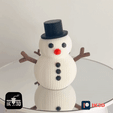 ezgif.com-resize-5.gif GLOWING KNITTED SNOWMAN LAMP FOR  LED CANDLE - MULTIPARTS