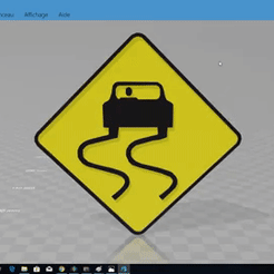 Animated GIF-downsized_large (25).gif Free STL file drift sign・3D print design to download