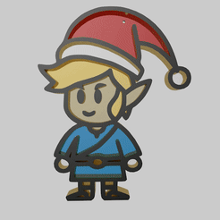 Link_Christmas_3.gif Adorno para el árbol de Navidad - Caballero Link [Colección Zelda de Navidad - #10]