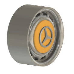hubcapgif.gif STL file Mercedes Hubcap OEM Rims・Model to download and 3D print, Selvinmodel
