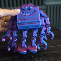 robot-gif.gif Archivo STL Robot Flex・Idea de impresión 3D para descargar, 3dprinteracademy
