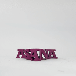 ezgif.com-optimize-8.gif Fichier STL gratuit Retournement de texte - Asana (8 STL)・Objet pour impression 3D à télécharger