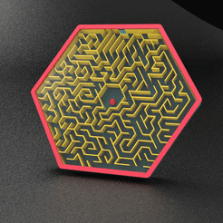 maze-ball.220-min.gif STL-Datei Labyrinth Hex Labyrinth 6 Spiel herunterladen • 3D-druckbare Vorlage, nikosanchez8898