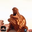 ezgif.com-optimize-3.gif Fichier STL TOUR DE DÉS CRÂNE AVEC SERPENT SANS SUPPORT・Idée pour impression 3D à télécharger
