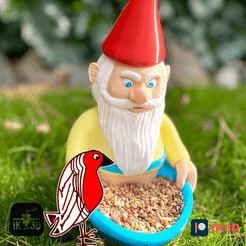 ezgif.com-video-to-gif-4.gif Archivo STL Comedero para pájaros Gnome - Sin soportes・Diseño imprimible en 3D para descargar