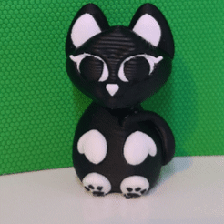 GIF.gif STL file Kitty Cat・3D printable model to download