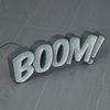 Boom-Animado.gif Бесплатный STL файл LED Marquee Boom・3D-печатная модель для загрузки, dukedoks