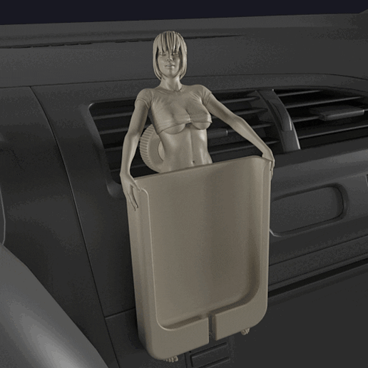 Car phone holder 4 3D model
